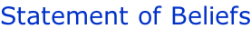 Statement of Beliefs